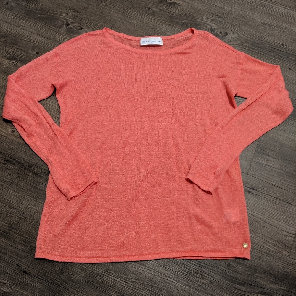 Southern Tide | NWOT Coral Long Sleeve Top
